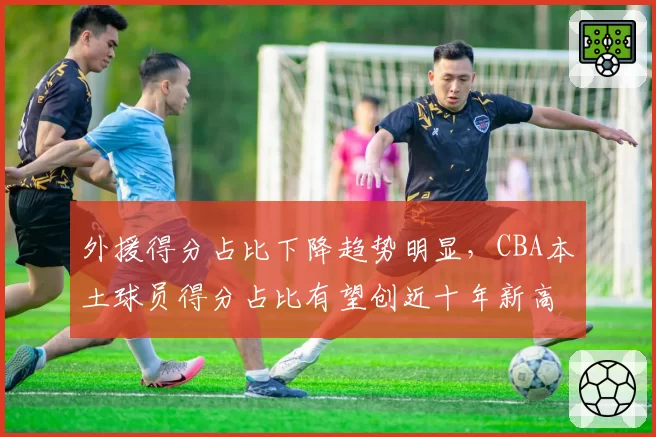 外援得分占比下降趋势明显,CBA本土球员得分占比有望创近十年新高